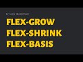 flex-basis, flex-grow, flex-shrink. flexbox погружение