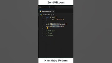 Các hàm thông dụng trong Python - 24 - Callable #python #laptrinhpython #hocpython #phamvuongquy