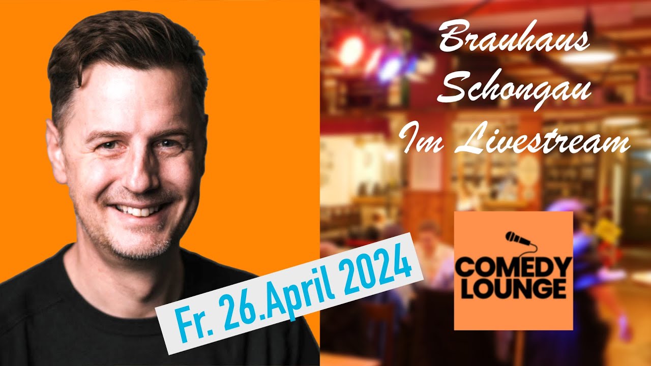 Florian Simbecks Comedy Lounge im Schongauer Brauhaus am 26. April 2024