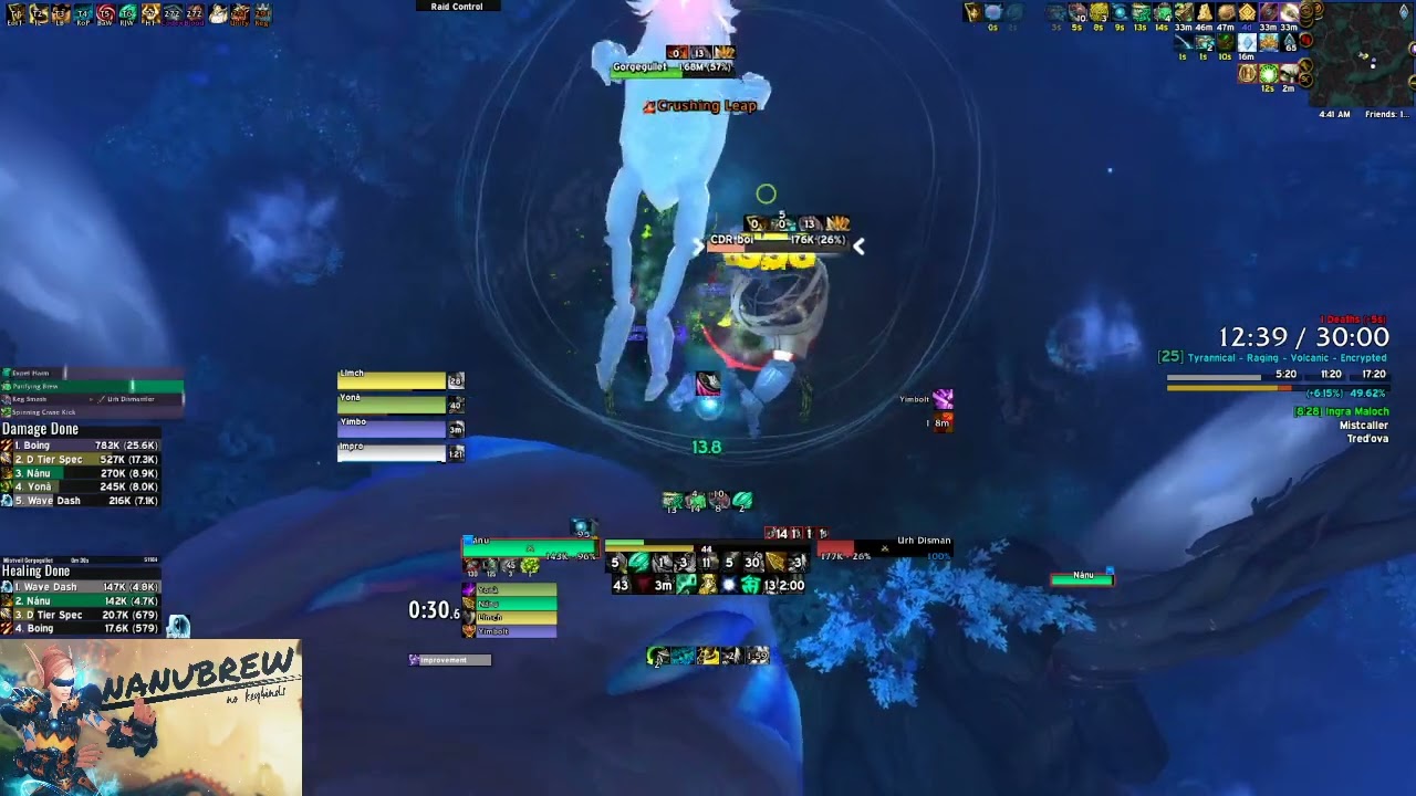 +25 Mists of tirna Scithe Tyrannical Encrypted Brewmaster 9.2.5 Gameplay