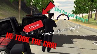 When the COP’S car gets STOLEN! | Car Parking Multiplayer Role Play screenshot 5