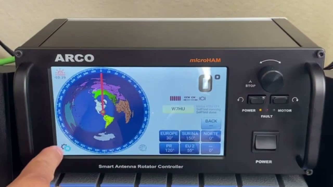 ARCO Smart Antenna Rotator Controller PC connection YouTube