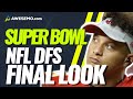 NFL DFS PICKS: SUPER BOWL LV FINAL NEWS & NOTES DRAFTKINGS & FANDUEL DAILY FANTASY FOOTBALL  2/6/21