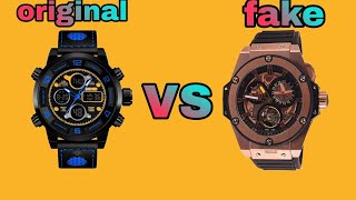 HYDRAULIC PRESS VS ORIGINAL AND FAKE SHOCKPROOF WATCHES