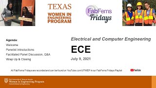 FabFems Friday - July 9, 2021 - A Conversation with ECE Students and Alums