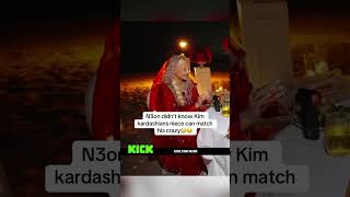 N3on didn't know Kim kardashians niece can match his crazy #n3on #alabamabarker