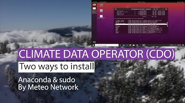 Climate Data Operator (CDO) Installation on Ubuntu (Linux)