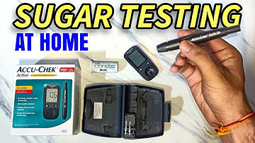 How to use Accu Chek Active Blood Glucose Monitoring system | accu chek glucometer Unboxing & Review