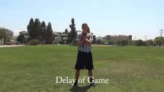 Intramural Officiating  Flag Football Signals & Mechanics