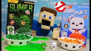 GHOSTBUSTERS Afterlife CEREAL!! Slimer & Stay Puft Funko Breakfast Unboxing
