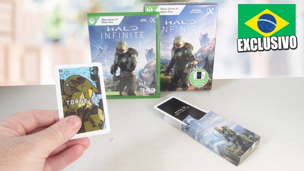 Jogo Xbox One e Series X Halo Infinite Com Baralho - Novo - Power Hit Games