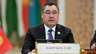 картинка: Садыр Жапаров выступил на Седьмой Консультативной встрече глав государств Центральной Азии