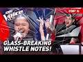 The HIGHEST WHISTLE NOTES in The Voice Kids!  🤯| Top 6