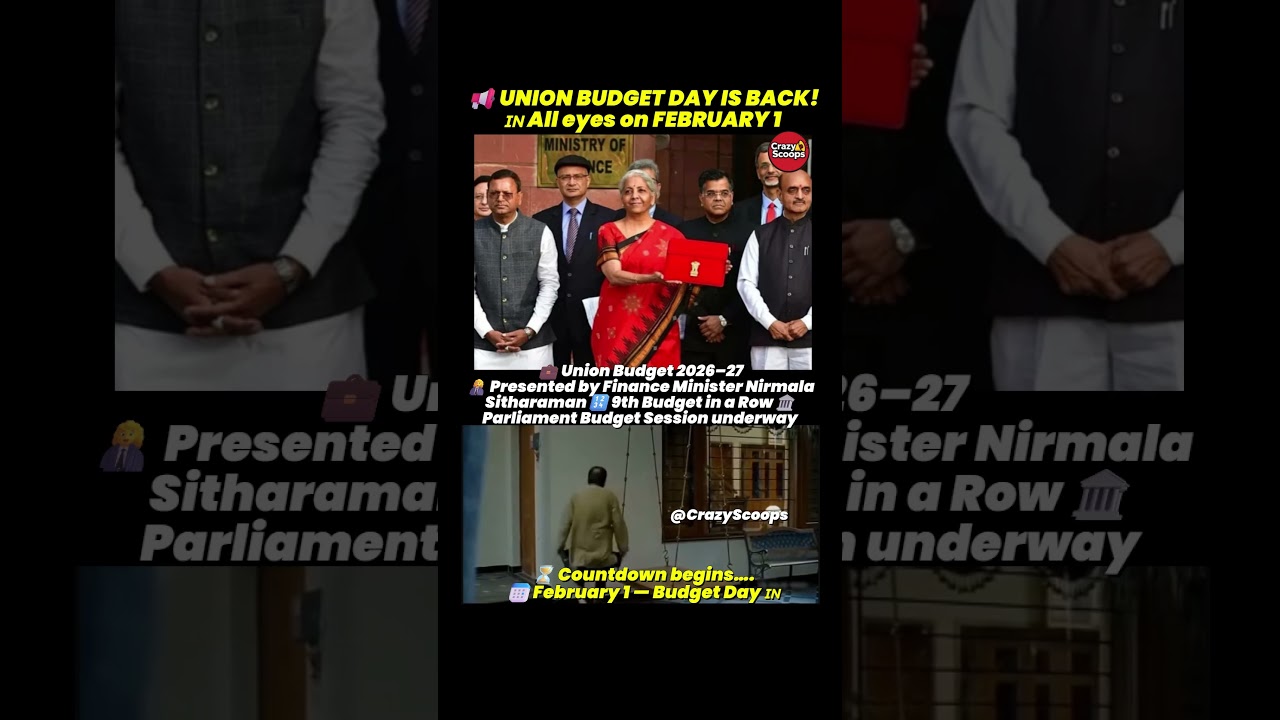 Union Budget 2026–27 🇮🇳 | All Eyes on February 1 