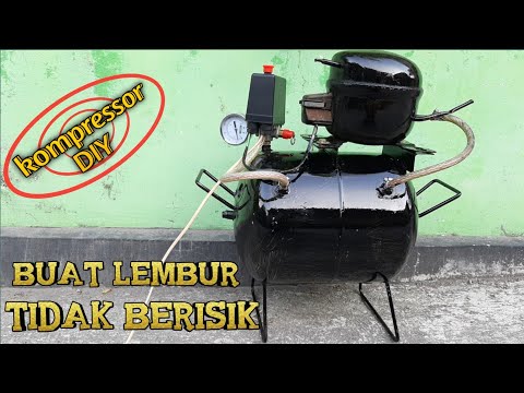 Cara Membuat kompresor dari mesin kulkas bekas