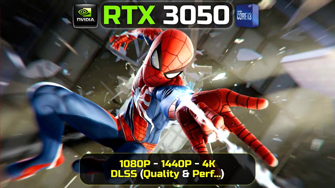 RTX 3050 8GB | Marvel's Spider Man Remastered | 1080P, 1440P, 4K | DLSS