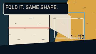 Why A4 Paper Keeps the Same Shape When Folded