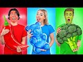 24時間1色の食べ物だけを食べる | チャレンジ #2 Multi DO Food Challenge