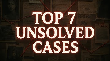Top 7 Unsolved Cases | The Most Mysterious Unsolved Crimes and Disappearances!