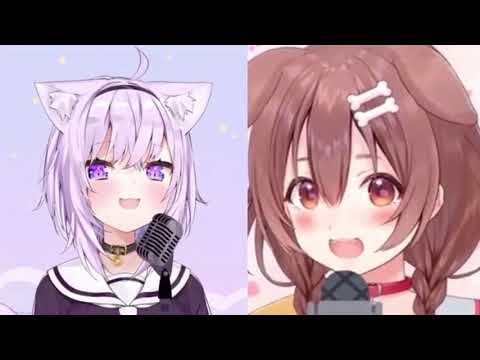 【戌神ころね＆猫又おかゆ】夜に駆ける (歌枠)