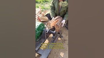Home rotary wood splitting machine - good tools, good machinery, making work easier