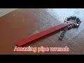 DIY tools | amazing pipe wrench | heavy duty pipe wrench | how to make pipe wrench | homemade wrench