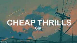 Sia - Cheap Thrills (Lyrics) (Loop Video)