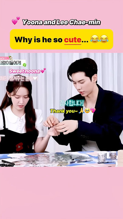 🥰🥰Chae-min and his Noona.. 💕 #leechaemin #yoona #bonappetityourmajesty