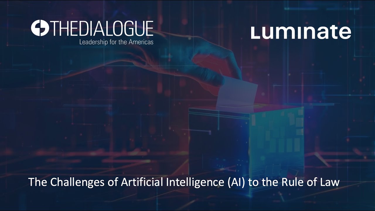 The Challenges of Artificial Intelligence (AI) to the Rule of Law - YouTube