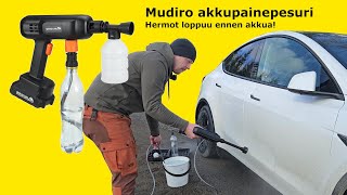 Mudiro Akkupainepesuri Testissä - Rehellinen Mielipide Käyttökokemuksista
