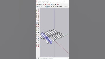 Design Shade In SketchUp #shorts #sketchup #sketchuptutorial #sketchupmodeling