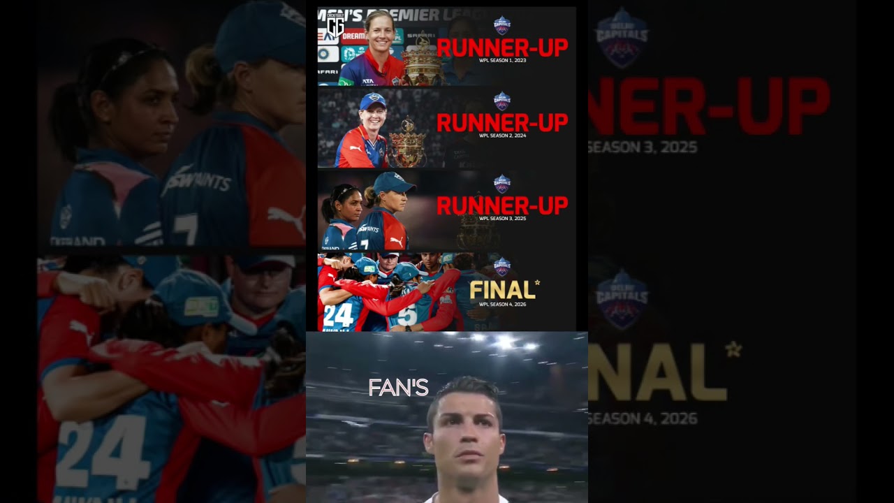 4th consecutive WPL final for Delhi Capitals 🔥