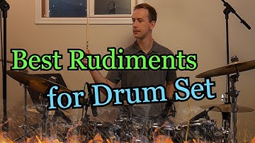 The 5 BEST Rudiments for Drum Set | Drum Lesson