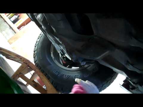 2001 Nissan frontier manual transmission fluid change