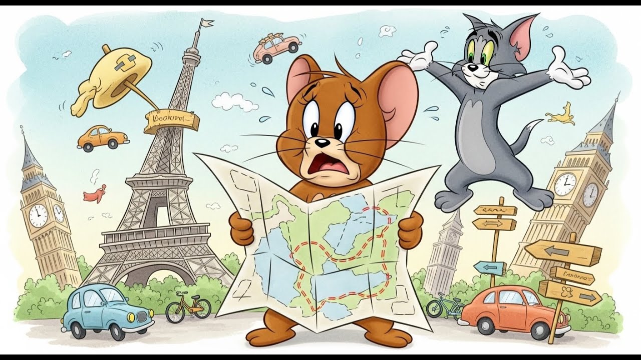 Jerry Gets Lost in a Viral European Meme World Fanmade Tom & Jerry Adventure