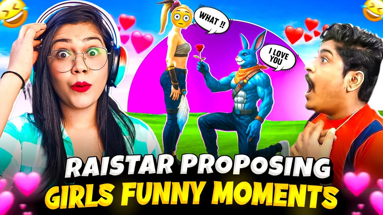 Raistar Proposing girls Funny moment🤣 || Garena Free Fire @RaiStar @GyanGaming 