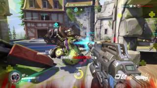 Overwatch Quickplay - Eichenwalde defense with Soldier 76