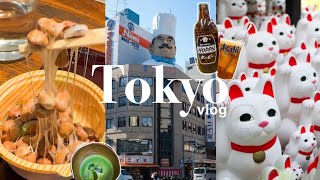 Tokyo vlog/Japan travel/Gotokuji temple/Asakusa festival/kappabashi/hoppy/natto all-you-can-eat/game screenshot 4