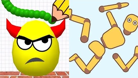 Draw To Smash Brain Puzzle VS Ragdoll Break - All Levels - ios android ASMR gameplay Walkthrough