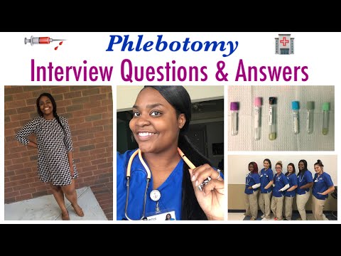 Top Phlebotomy Interview questions🏥🩸 + How to prepare for a phlebotomists job interview + NCCT Q&A