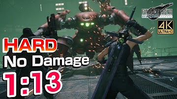 Final Fantasy VII Remake Intergrade - Scorpion Sentinel 1:13 (Hard/No Damage/Weapon Level 5) 4K