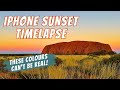 These colours just pop!🙌🏾 - iPhone Sunset Timelapse - ULURU