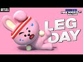 Bt21 cookys leg day routine 5 min workout