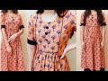 VERY EASY A LINE PLEATED KURTA STYLE / Cutting and Stitching / DIY
