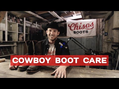 Cowboy Boot Care - How to Clean & Condition
