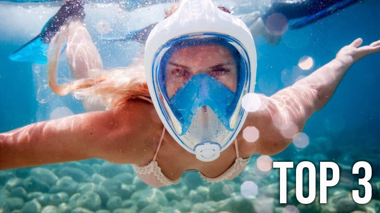 Avis / test - Masque de plongée anti-buée pour adultes Masque de natation  Tout équipement de plongée en apnée avec tuba sec (noir)-GUA - AUCUNE - Prix