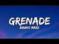 Bruno Mars - Grenade (Lyrics)