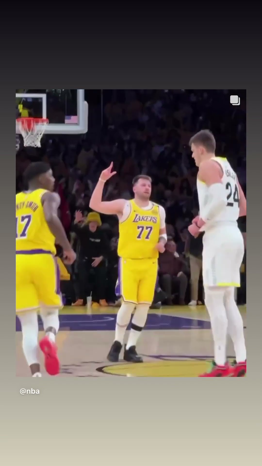 Balling for the team #hoodnews #lukadoncic #lakers #trending #viralvideo #basketball #how #omg #wow