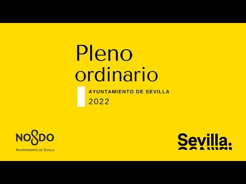 Pleno ordinario del Ayuntamiento de Sevilla (23/06/2022)