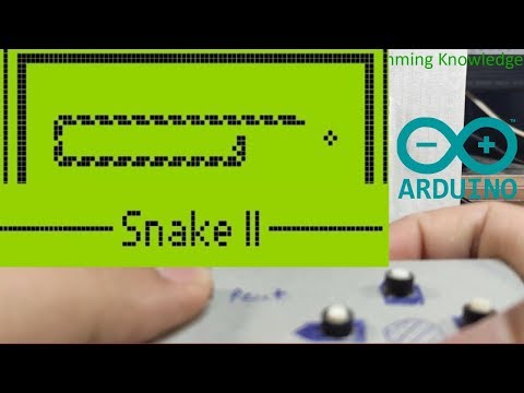 How to Make Snake Game With Arduino - Interfacing Graphical LCD (ST7920) with Arduino